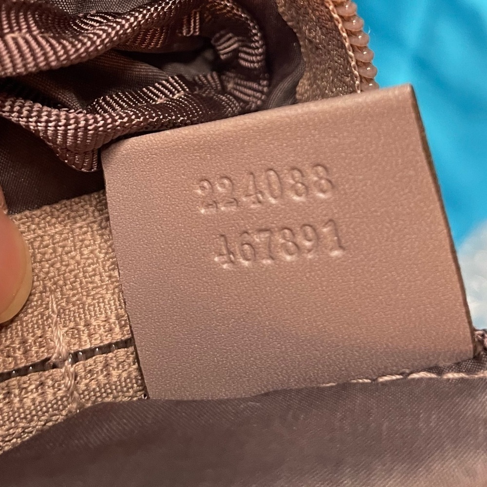 Gucci Logo Nylon and Textile Extra Bag EUC 6”x 4” - Picture 6 of 10